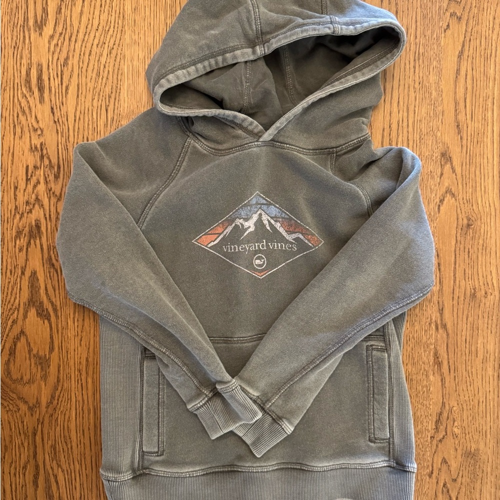 Vineyard Vines Charcoal Hoodie for Kids
